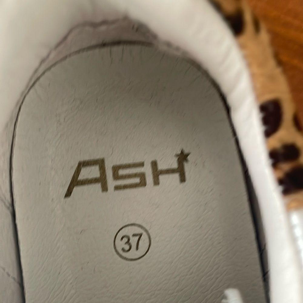 Ash White Leather Platform Sneaker - Picture 5 of 5